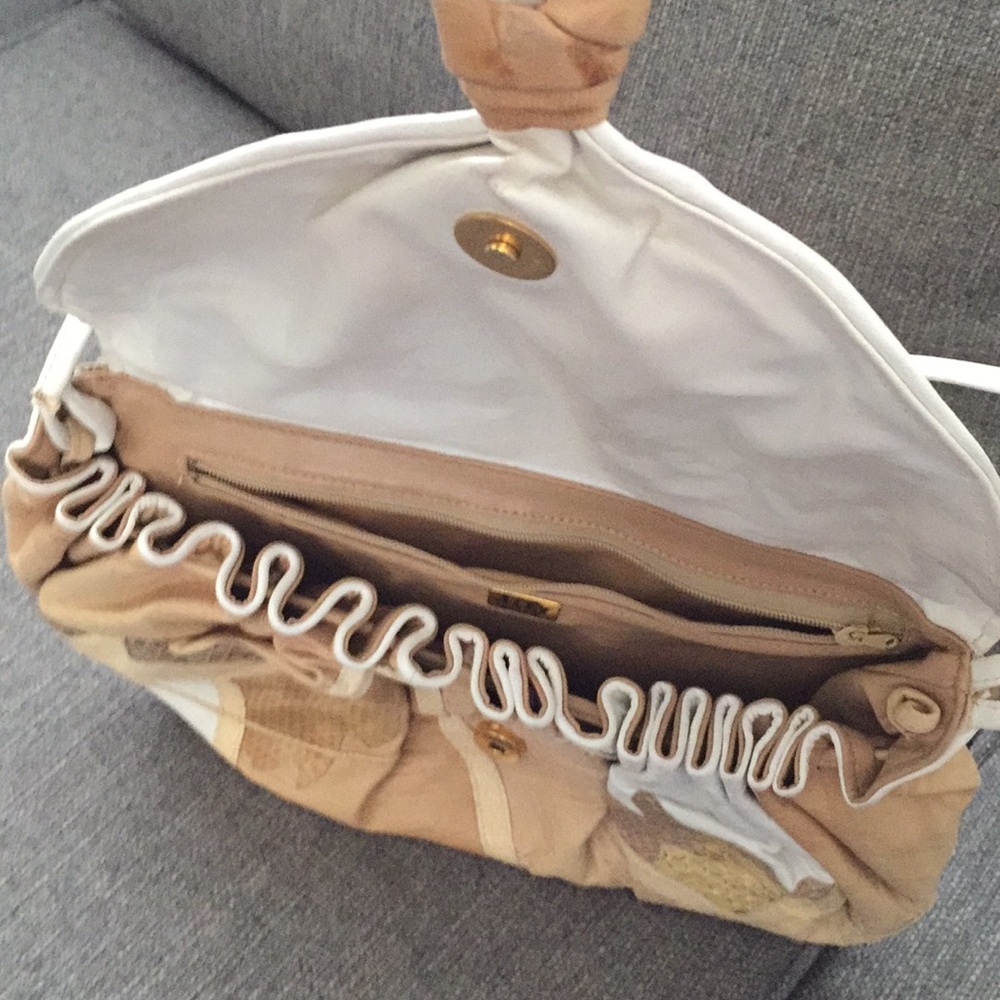 Vintage Patchwork Purse With Studs - image 3